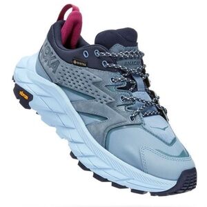 Hoka One One Anacapa Low GTX in Teal and Gray Women’s 8.5